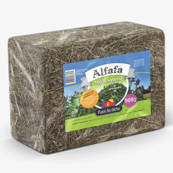 Feno de Alfafa Natural 500g